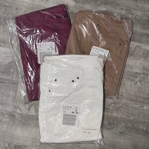 Woman Within 3 Pairs Jeans LOT Size 32W TALL